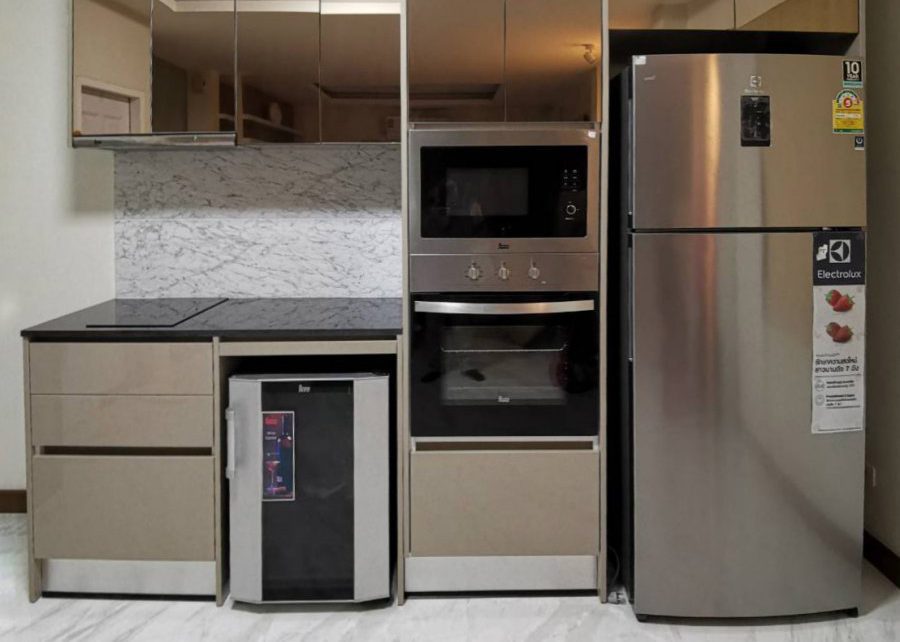  ตกแต่งห้องครัวราคาประหยัด ห้องครัวคอนโด ครัวขนาดเล็ก