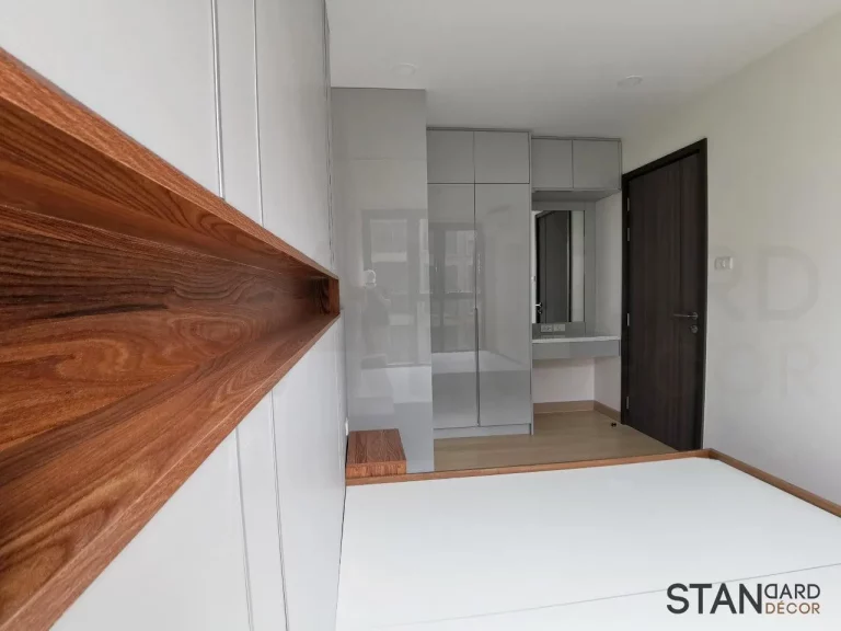 ห้องนอนใหญ่ ห้องคอนโดโครงการ Supalai Prime Rama 9