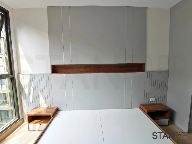ห้องนอนใหญ่ ห้องคอนโดโครงการ Supalai Prime Rama 9