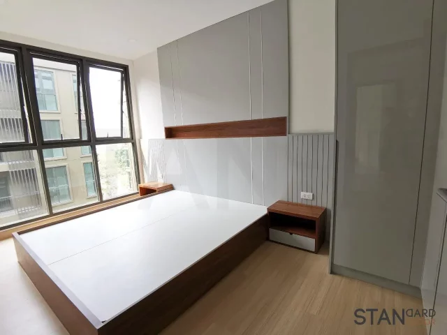 ห้องนอนใหญ่ ห้องคอนโดโครงการ Supalai Prime Rama 9