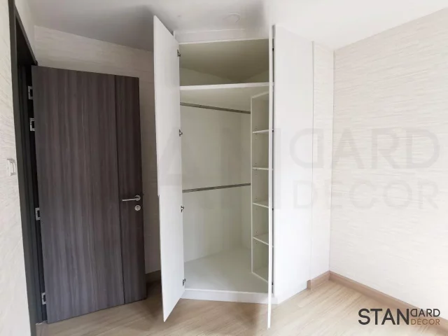 ห้องนอนเล็ก ห้องคอนโดโครงการ Supalai Prime Rama 9
